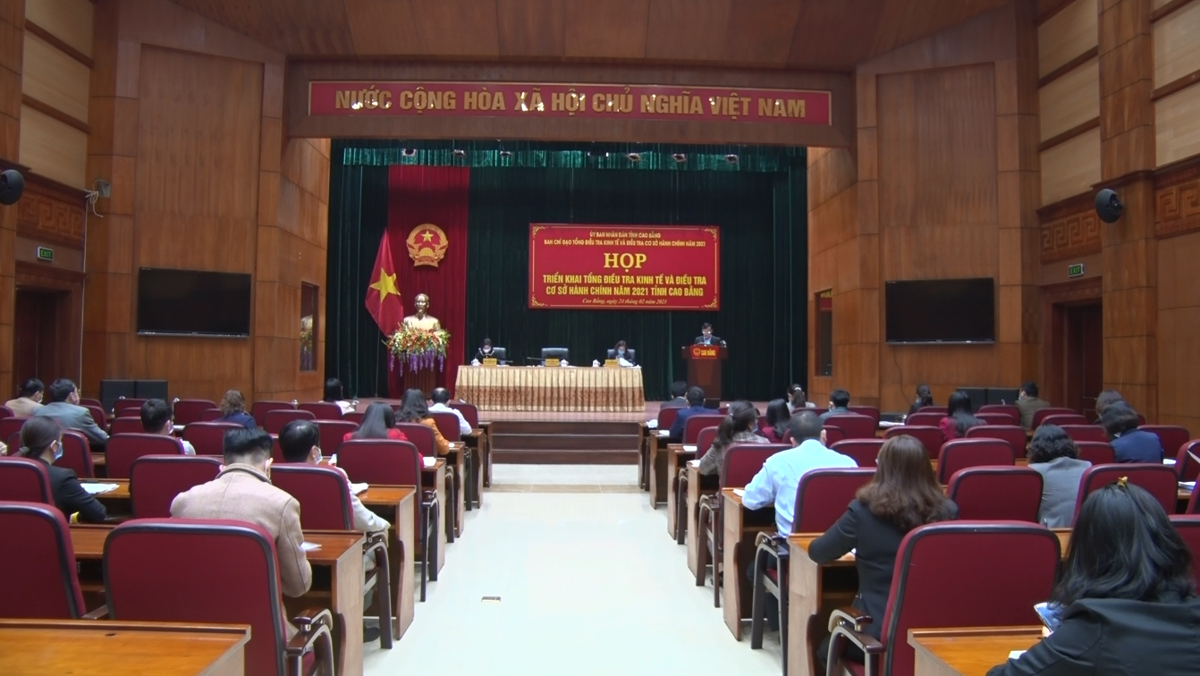 Cao Bằng: Triển khai công tác Tổng điều tra kinh tế và điều tra cơ sở hành chính năm 2021